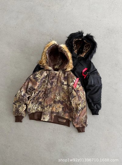 Stüssy Alpha Industries Fur Jacket
