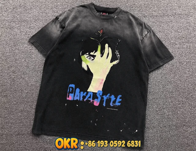Unbranded T-Shirts Washed Graphic Print Short-Sleeve T-Shirt product detail image 11