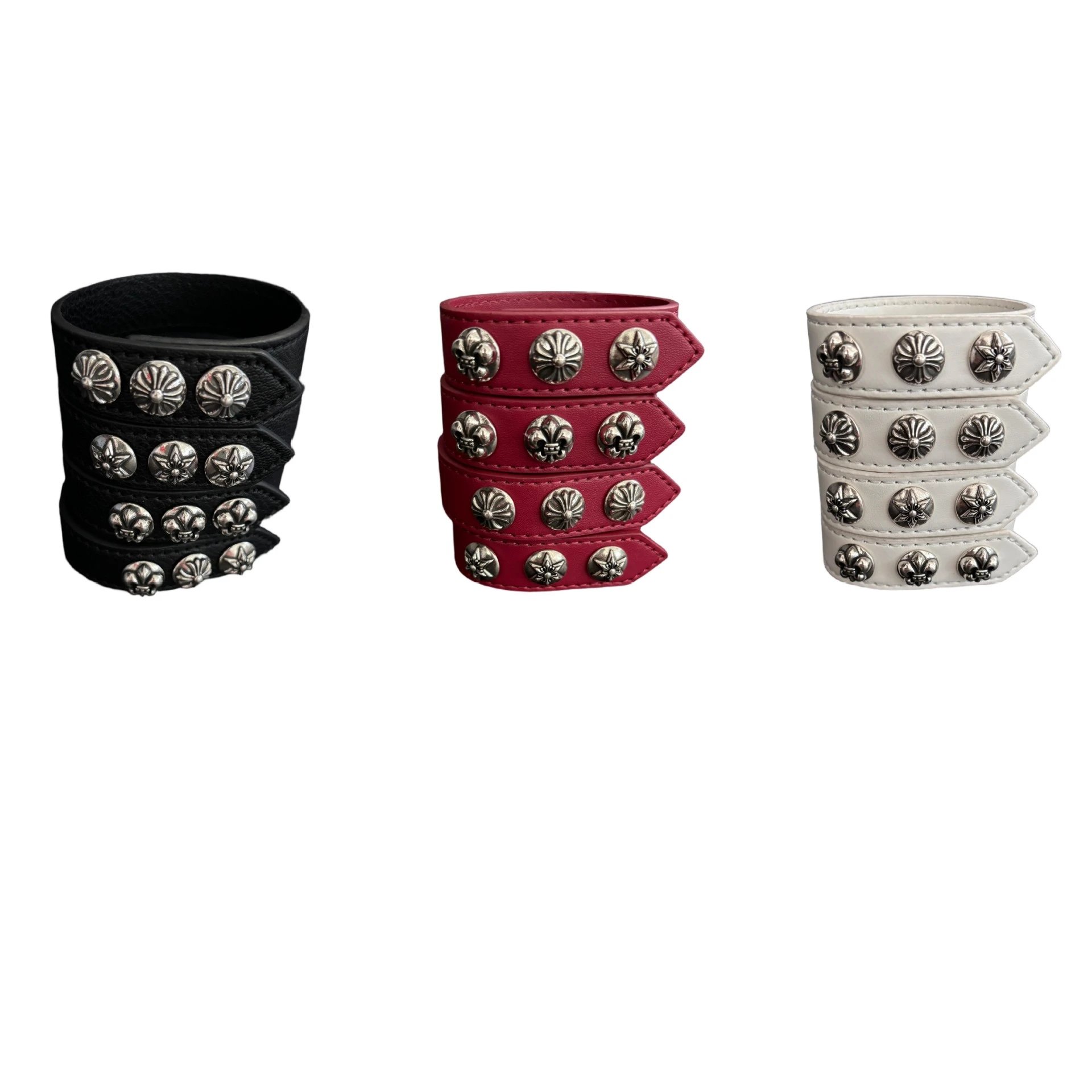 Chrome Hearts Leather Bracelet