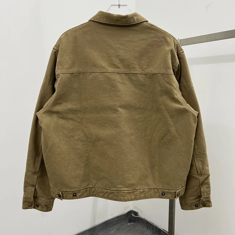 Design Forgive Me Not Utility Jacket Charcoal Gray Jacket Outerwear.jacket - 3