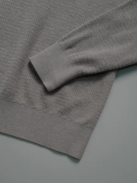 Design Knit Polo Shirt Navy - 13