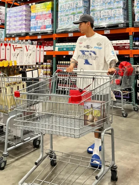 Far From What Graphic Print Oversized T-Shirt White - 3