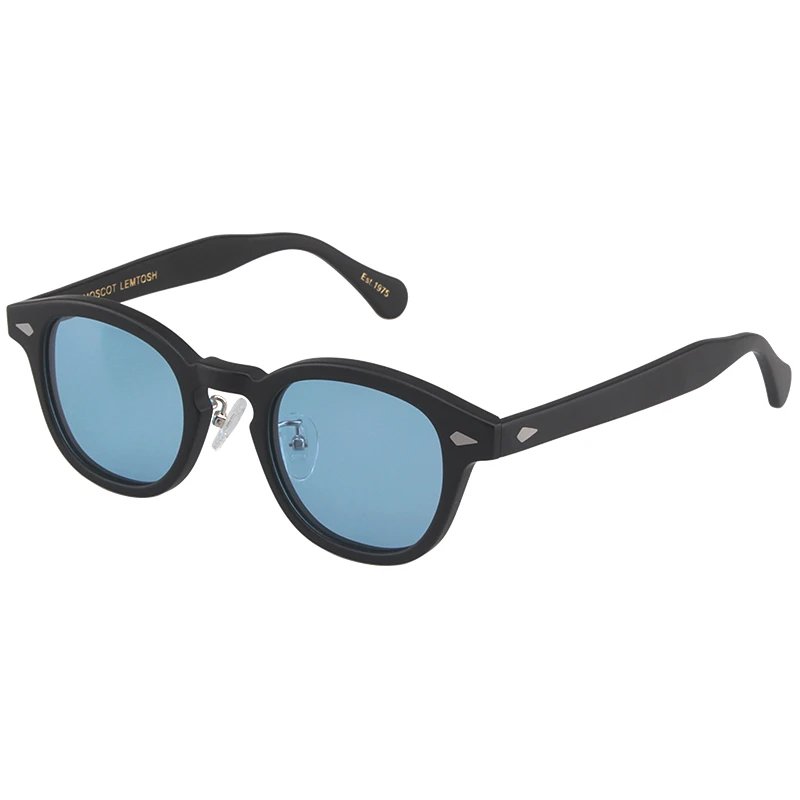 52 plus XL matte black frame+polarized blue lens