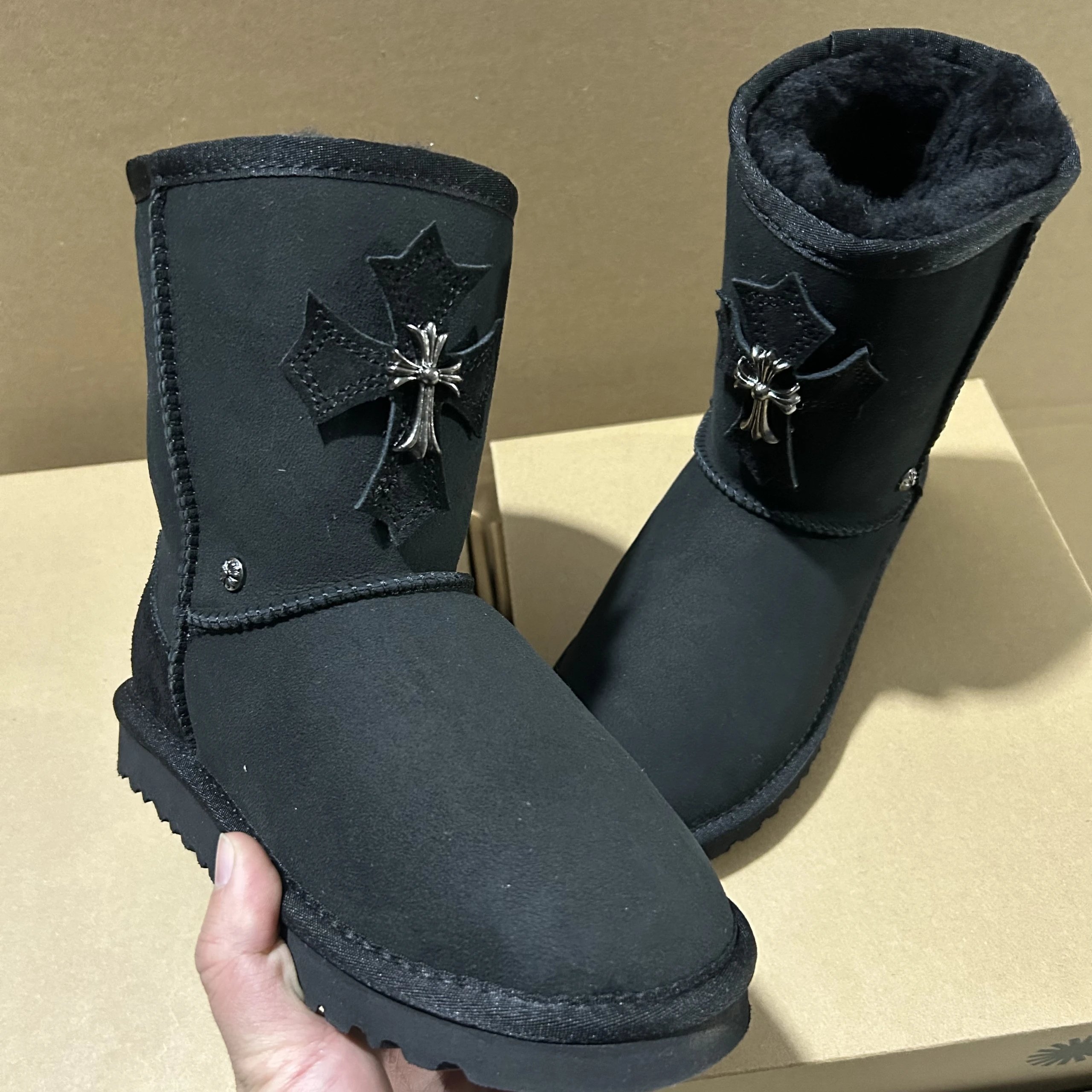 Black Chrome Hearts Style (Custom Made, Non-Refundable)