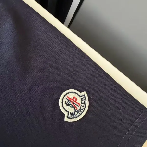 Moncler Logo-Embroidered Black T-Shirt - 5