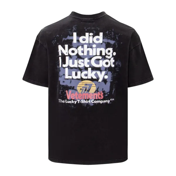 Vetements The Devil Does Wear Vetements Graphic T-Shirt Black - 4