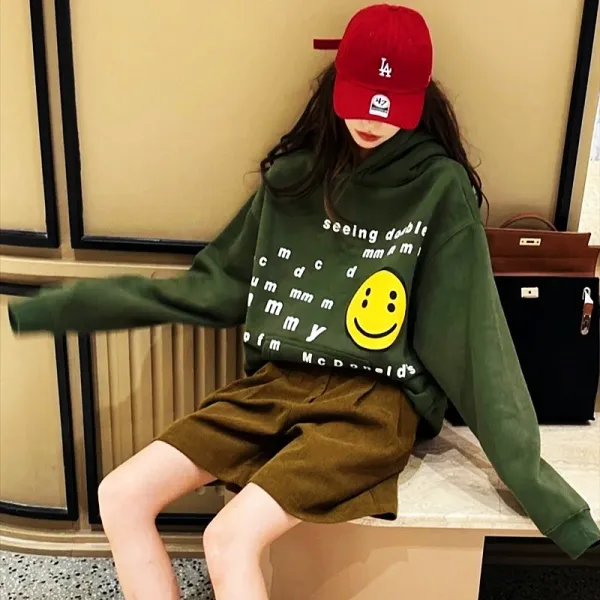 Design Seeing Double McDonald's Hoodie Army Green - 3