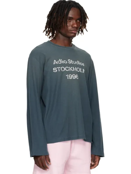 Acne Studios Stockholm 1996 Long Sleeve T-Shirt Black - 4