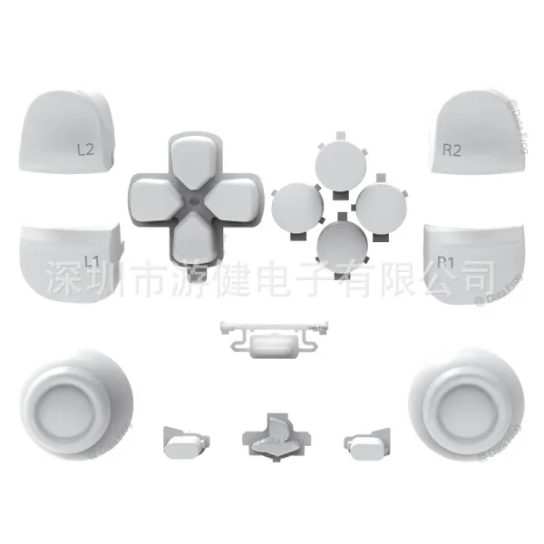 Design PlayStation Controller Replacement Parts White Electronics - 1