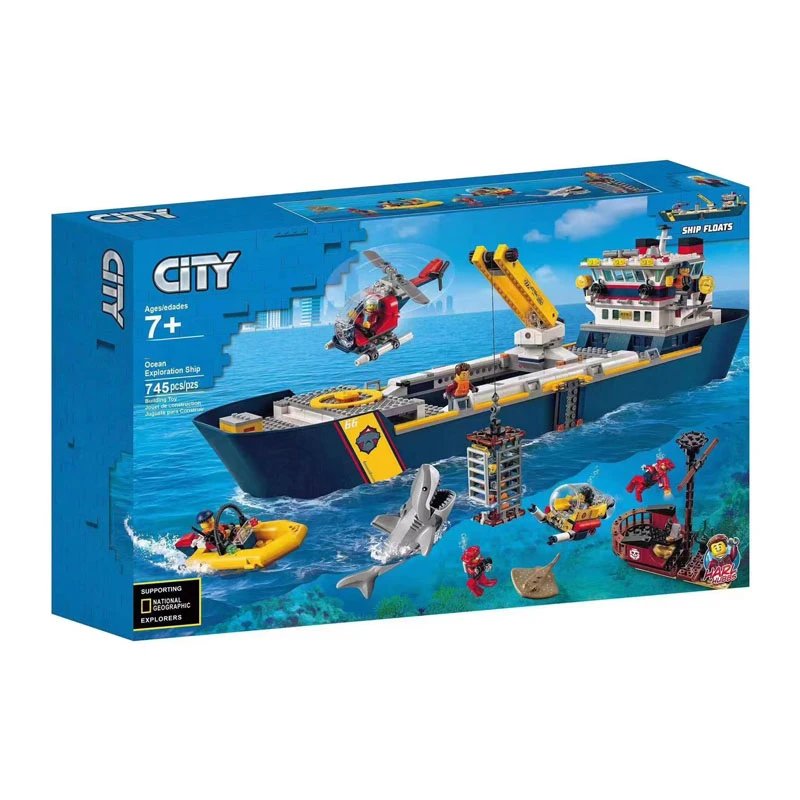 LEGO City Ocean Exploration Ship Building Set Electronics - 2