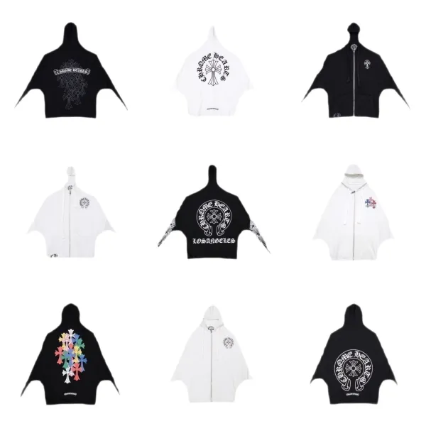 Chrome Hearts x Artist Collaboration Graphic Hoodie Black - 6
