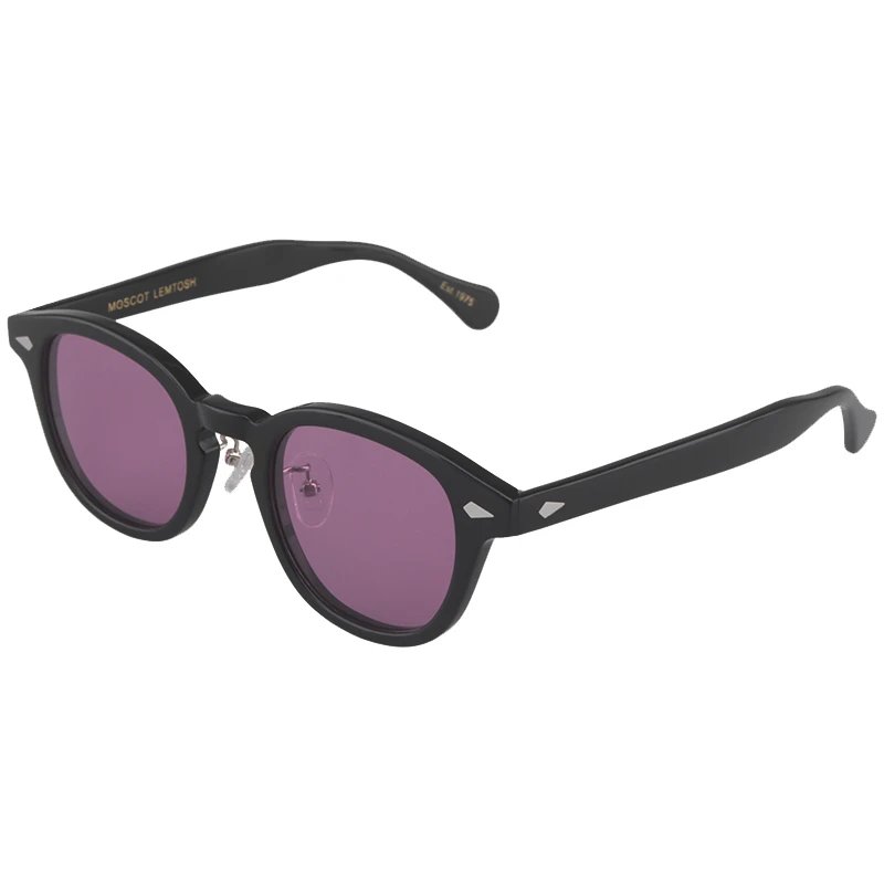 52 plus XL black frame+polarized purple lens