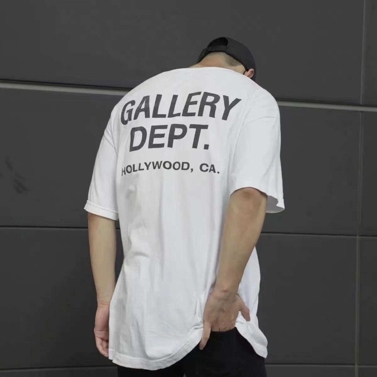 Gallery Dept. Reverse Print T-Shirt Charcoal Gray T-Shirt - 4