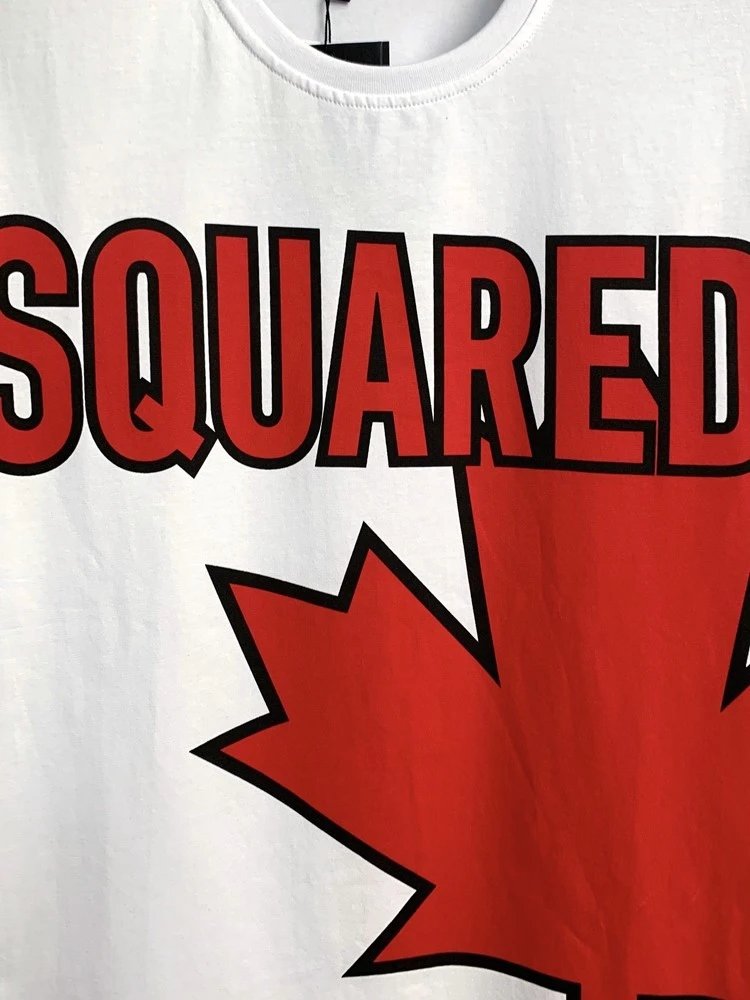 Dsquared2 D Squared 2 Maple Leaf Graphic White T-Shirt - 2