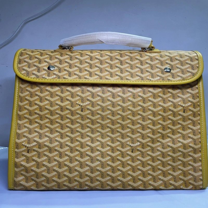 Goyard Saint Louis PM Blue Chevron Print Shoulder Bag - 7