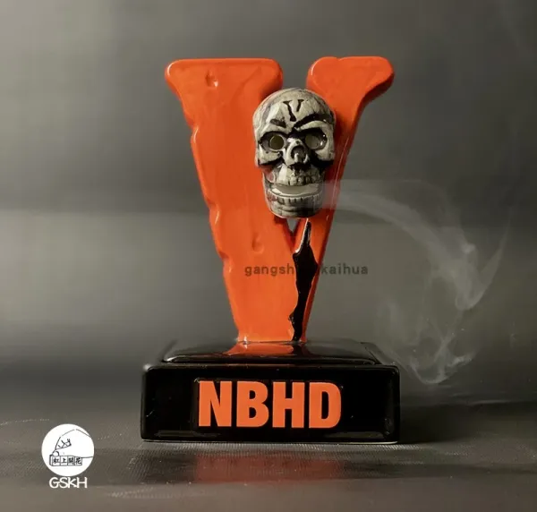 Off-White V Skull Trophy Figurine Red / Black Accessories - 2