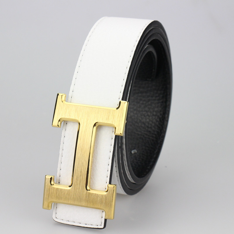 White + Gold Buckle