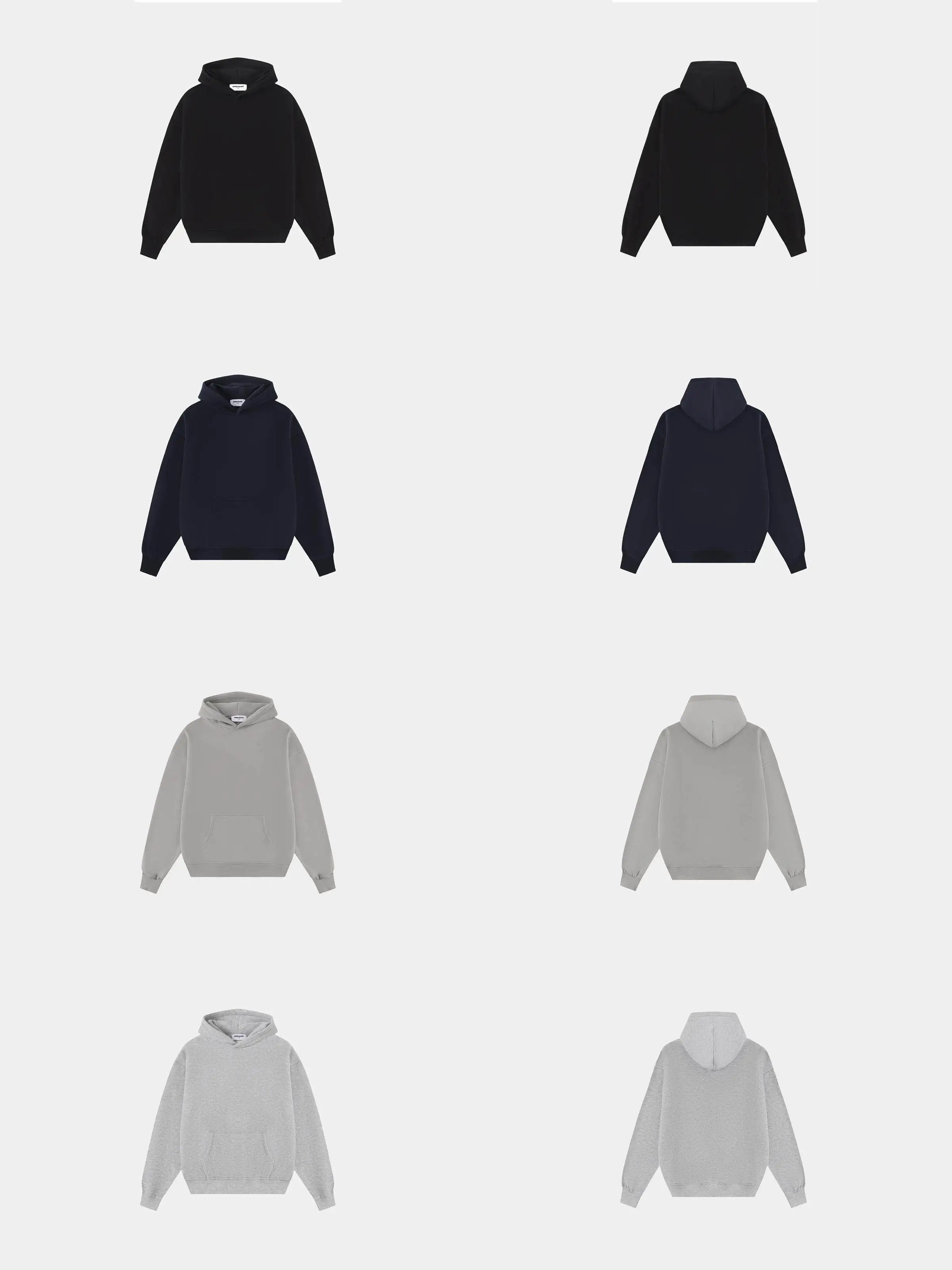 360g Union Kingdom Hoodie Original American High-Street Style Multiple Colors Fleece-Lined Hooded Sweatshirt