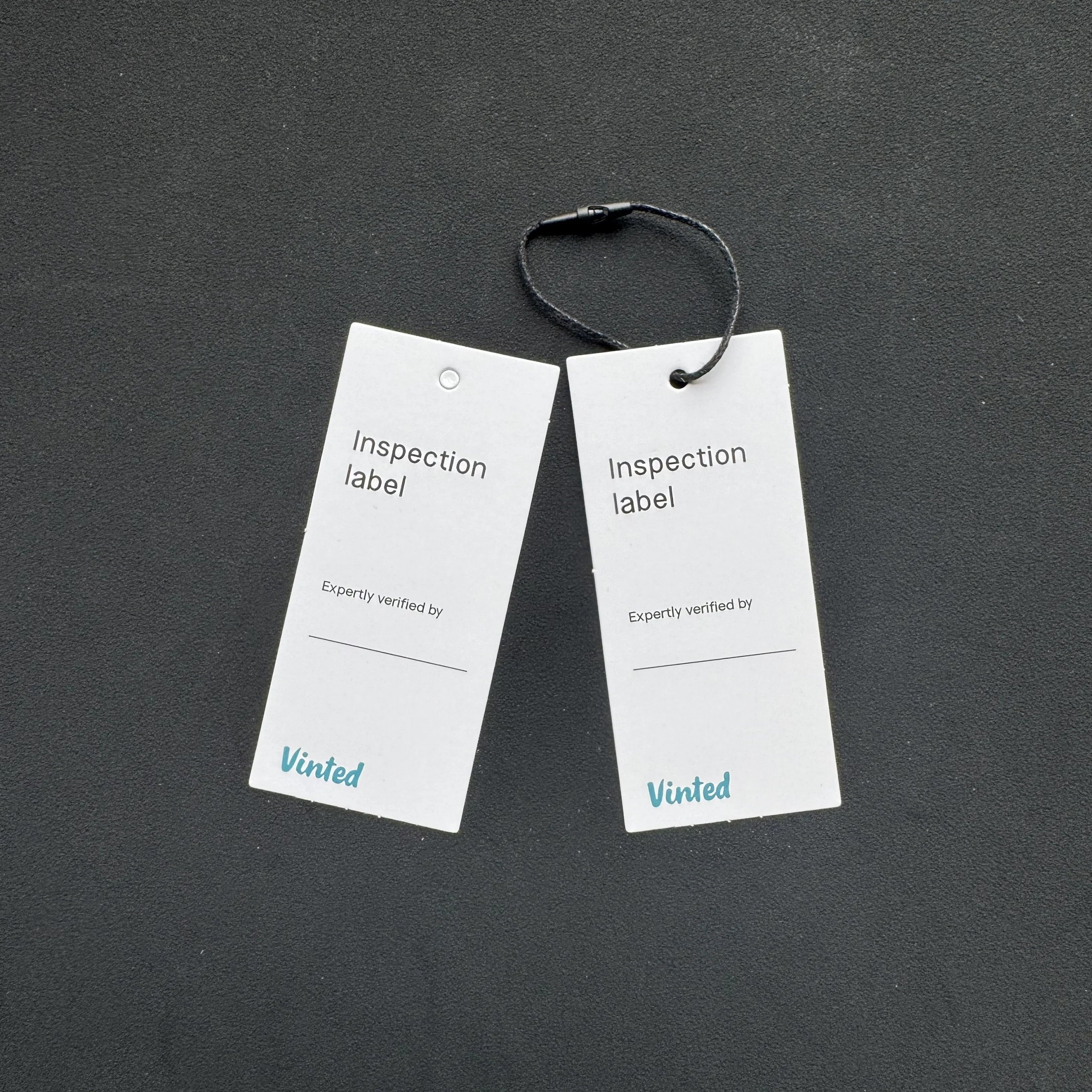 Vinted hang tag label
