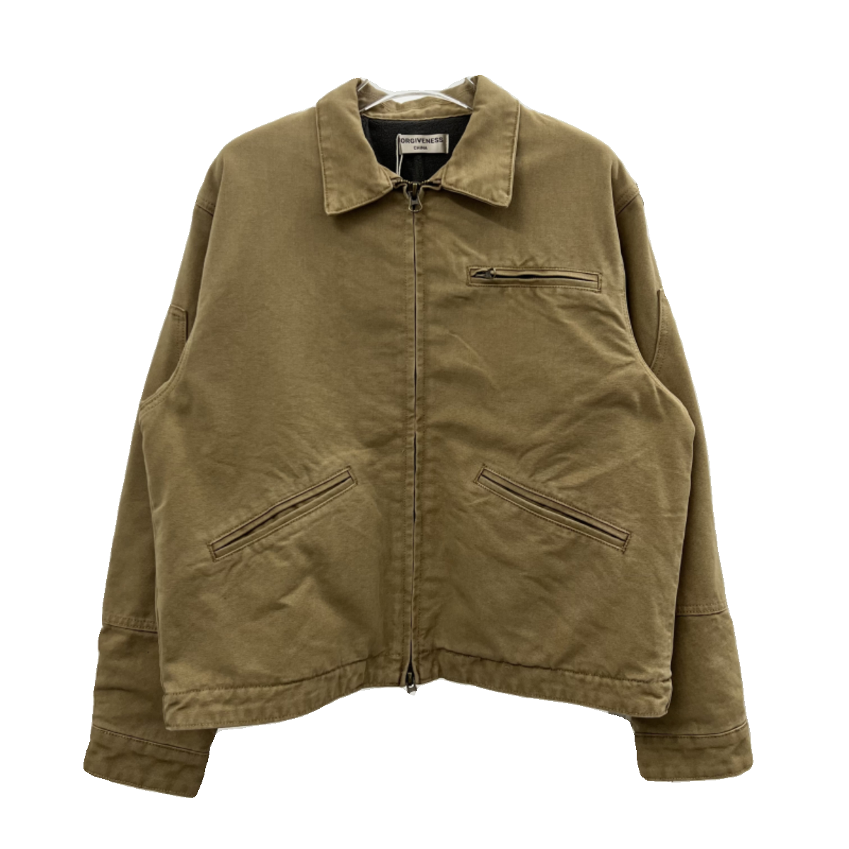 Design Forgive Me Not Utility Jacket Charcoal Gray Jacket Outerwear.jacket - 4