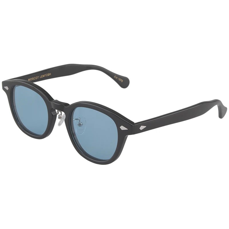 52 plus XL black frame+polarized light blue lens