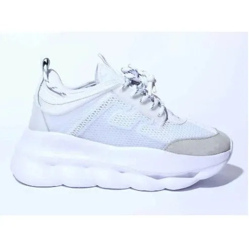 Versace Chain Reaction Black Chunky Sneakers - 3