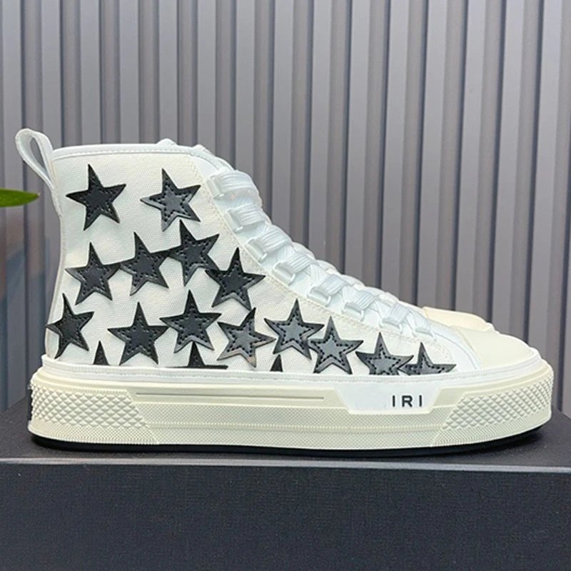 AMIRI Sneakers High-Top Canvas with Textured Rubber Sole — Color 7