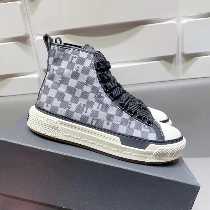 AMIRI Sneakers High-Top Canvas with Textured Rubber Sole image 3