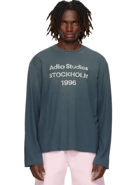 Acne Studios Stockholm 1996 Long Sleeve T-Shirt Black - 3