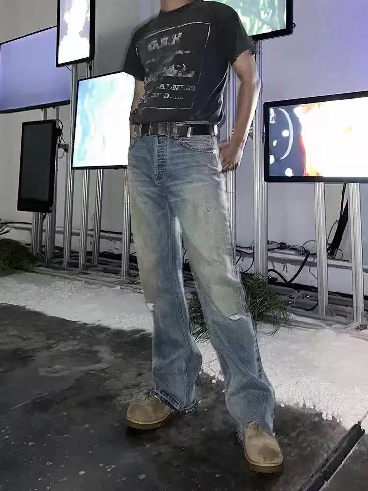ERD Heavy Washed Distressed Jeans photo 4