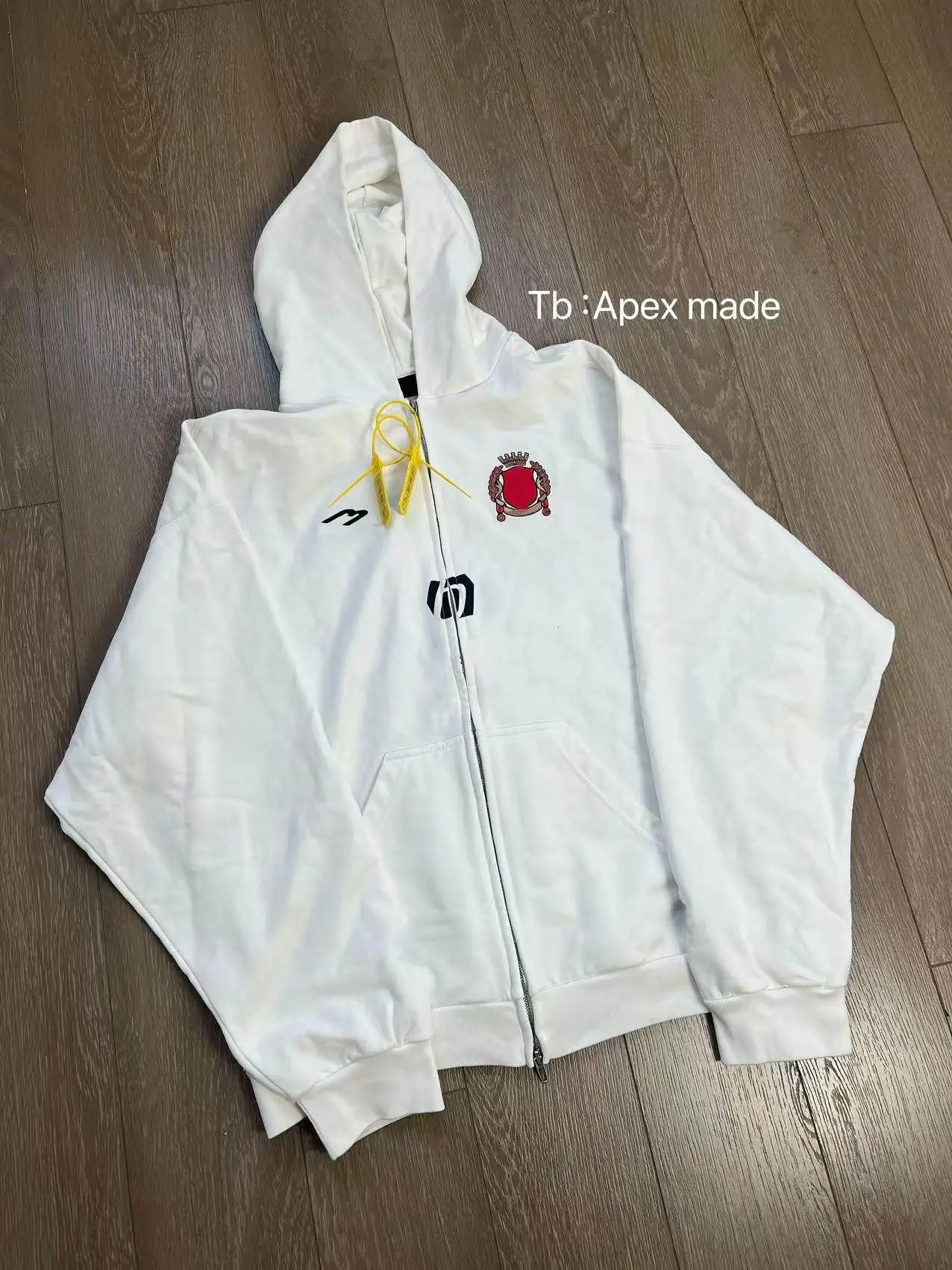 Balenciaga Soccer Zip Up Hoodie