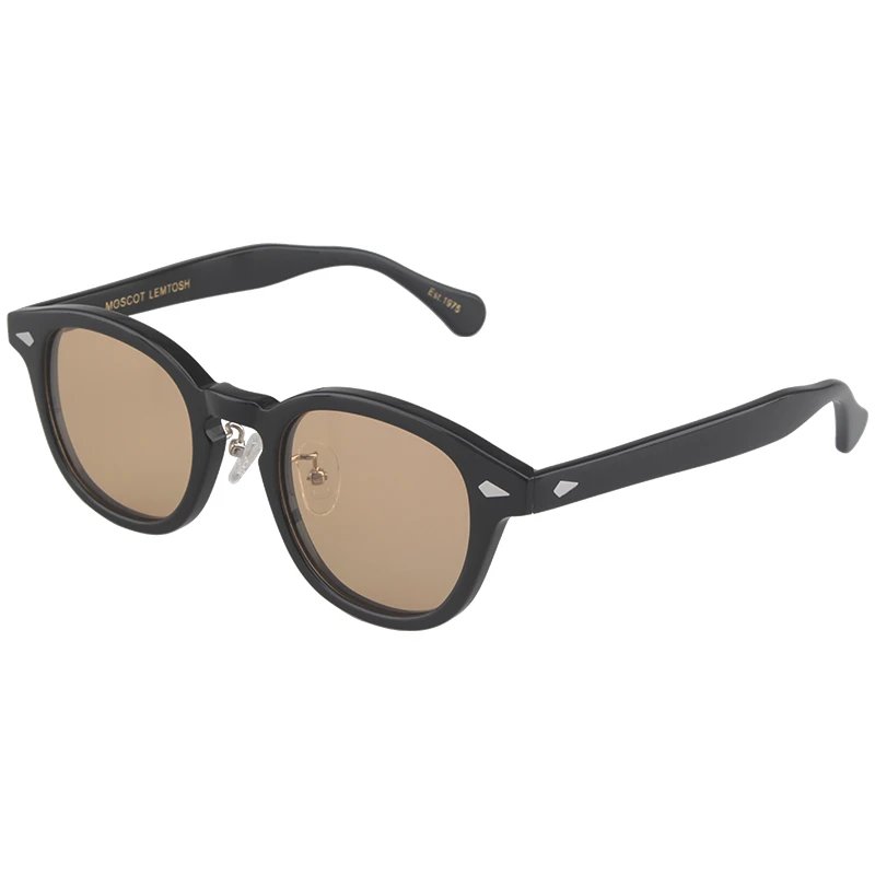 52 plus XL black frame+polarized light brown lens