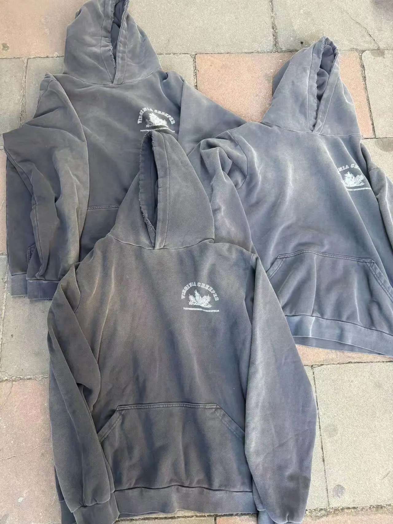 Raf Simons Virginia Creeper Hoodie Gray
