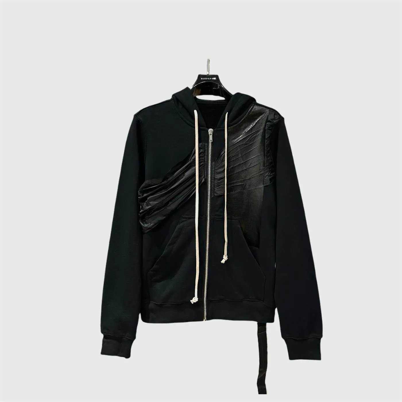 Rick Owens Patchwork Zip Up