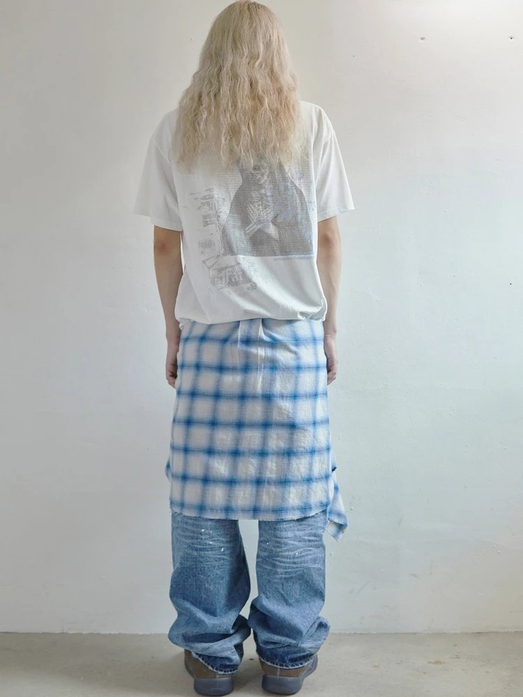 Far From What Scripture Print Oversized T-Shirt White - 2