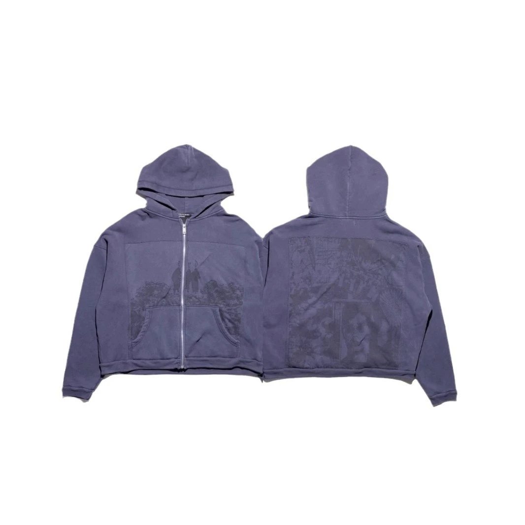 Design Psychic Hoodie Washed Indigo Hoodie - 6