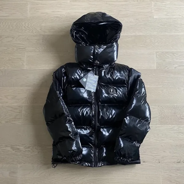 Trapstar Light Blue Puffer Hooded Jacket Down Jacket - 3