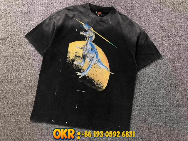Unbranded T-Shirts Washed Graphic Print Short-Sleeve T-Shirt product detail image 15