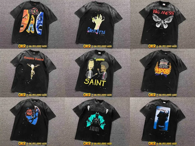 Unbranded T-Shirts Washed Graphic Print Short-Sleeve T-Shirt product detail image 1