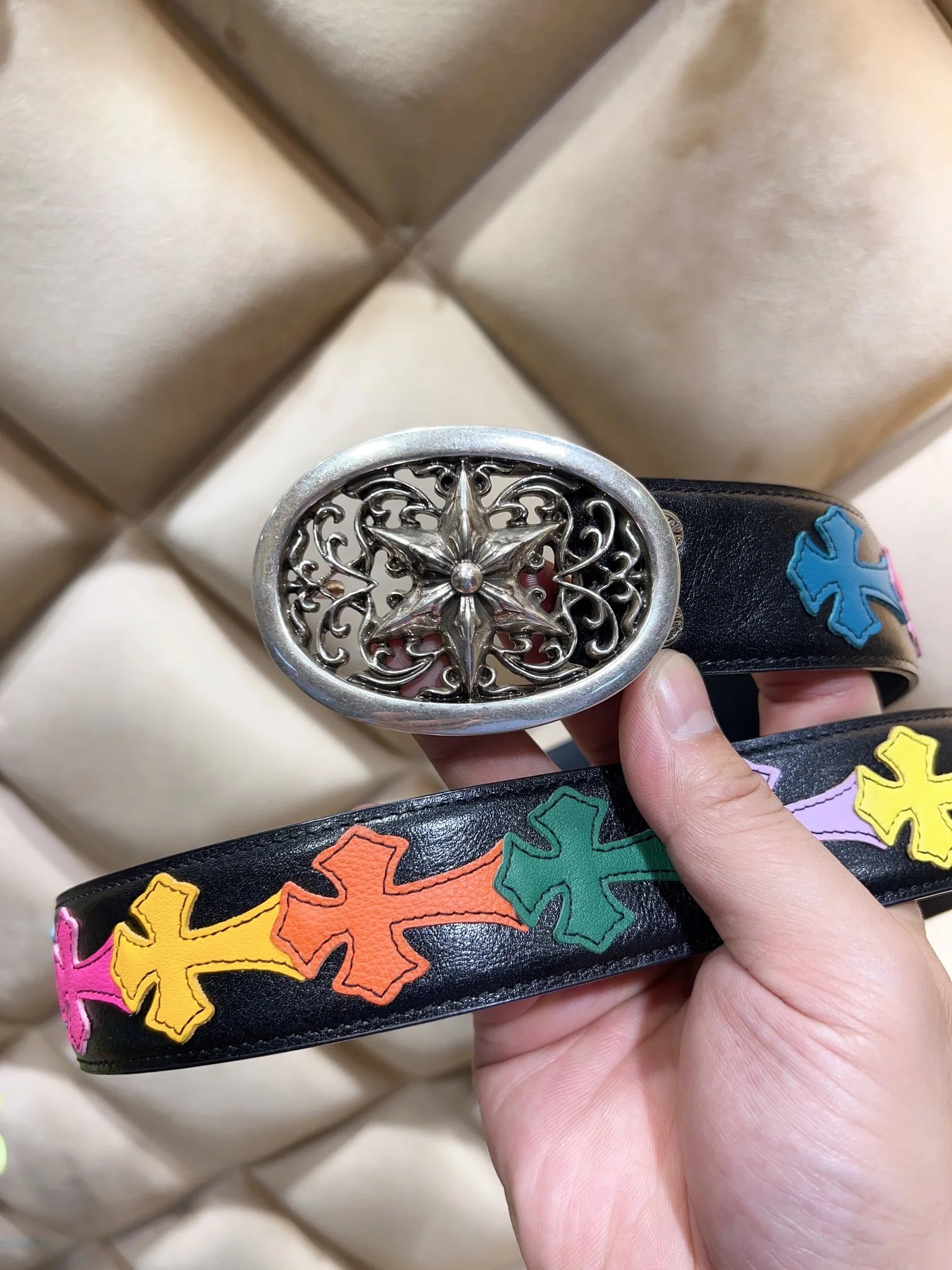 Colorful Six-Pointed Star (Top Grain Leather) Gift Box Packaging