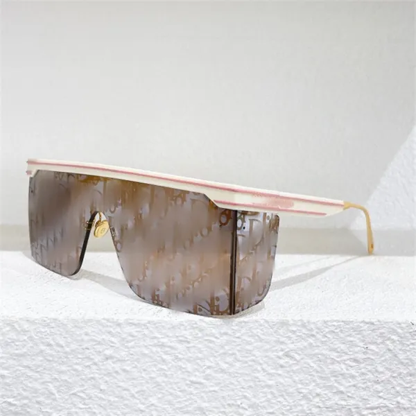 Dior Oblique Shield Sunglasses Pink Beige - 1
