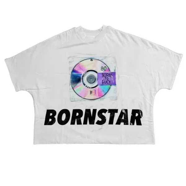 Design B Logo Oversized T-Shirt White - 3