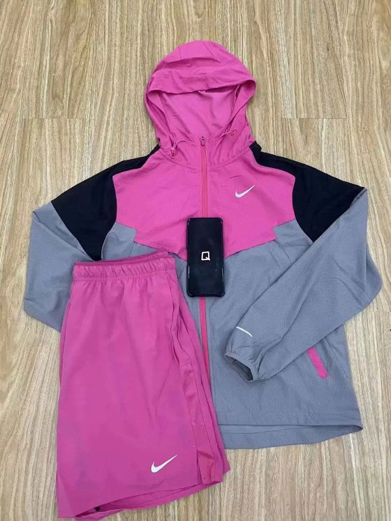 Breathable Color Block Hiking Suit & Casual Jacket