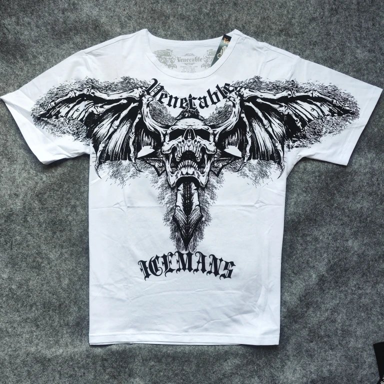 Design Floral Logo Print White T-Shirt - 2