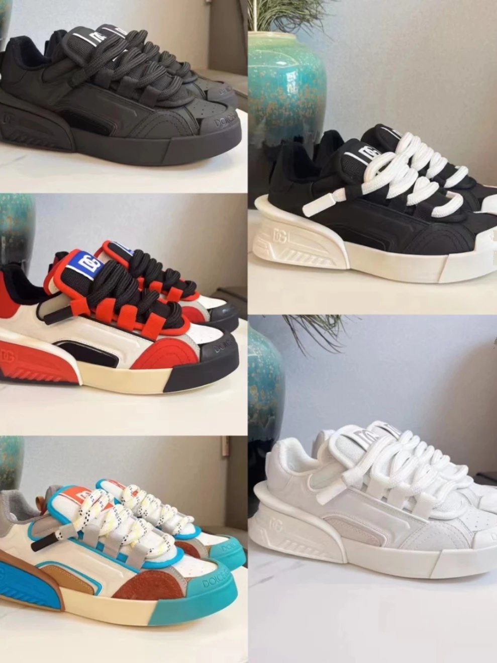 Dolce & Gabbana DG Sneakers Black and White Chunky Sneakers - 5