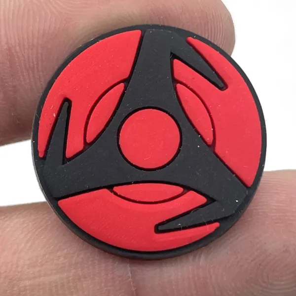 Design Sharingan Pin Red and Black Accessory Jewelry - 1