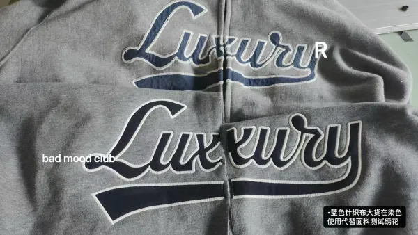 Design Luxury Brand Fur-Trimmed Zip-Up Hoodie Gray Hoodie - 12