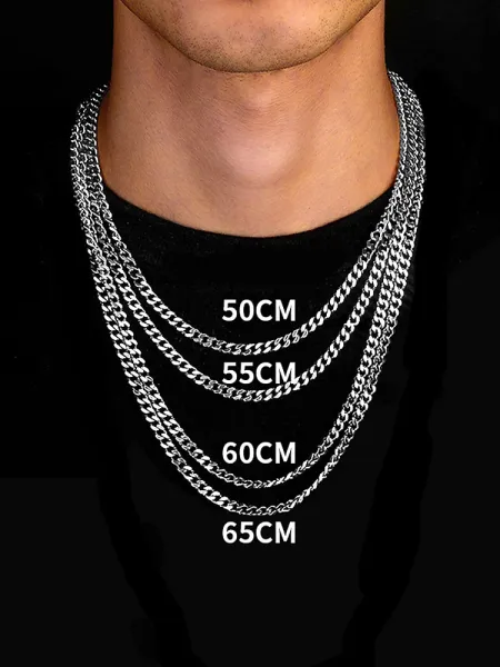 Design Gold Cuban Link Chain Necklace Jewelry - 3