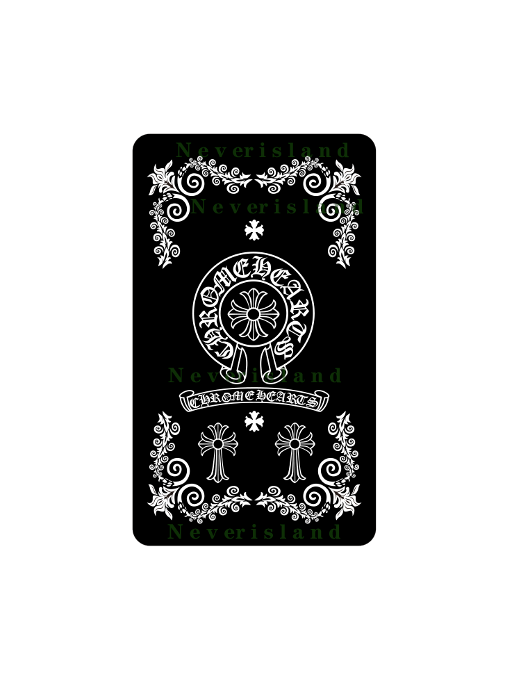 Chrome Hearts Signature Cross Motif Doormat Black Accessories - 5