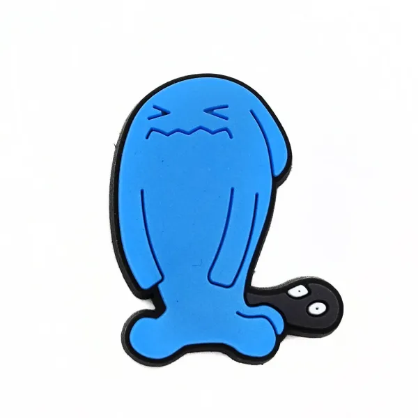 Design Squid Character Rubber Patch Blue Accessories - 1